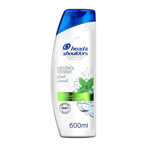 Head & Shoulders Menthol Refresh Anti-Dandruff Shampoo with Menthol 600ml