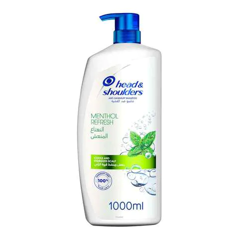 Head & Shoulders Menthol Refresh Anti-Dandruff Shampoo 1000ml